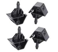 Gicleur lave-glace Buse De Pulvérisation D'eau Lave-glace Avant Voiture En Plastique Noir 4 Pièces Pour Nissan Pour Qashqai Pour + 2 J10 2007 - 2013