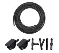 Gicleur lave glace Ensemble de 7 essuie-glaces, tuyau de nettoyage de 2 m et 4 raccords de tuyau, buse de nettoyage Buses de pulvérisation d'essuie-Glace