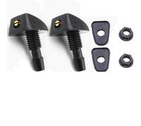 Gicleur Lave Glace Lot De 2 Buses D'essuie-glace Avant Voiture Kit Pulvérisation Arroseur Couvercle Bec Ventilateur Sortie Lave-glace Universelle