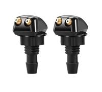 Gicleur lave-glace Tuyau Lavage Pare-brise Voiture 2M/1M Ensemble Tuyaux Pulvérisation D'essuie-glace Buse Kit Remplacement Joint D'eau(2pcs Nozzles)