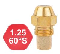 GICLEUR OD TYPE S-1.25 S DEBIT 1,25 US GAL/H 60 °S BRONZE NOZZLE FIOUL OIL LAITON