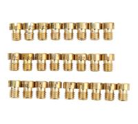 Gicleur principal 25PCS M5 pour carburateurs Dellorto PHBG 21/19.5 - Métal durable - Remplacement facile et rapide - 55-115M5