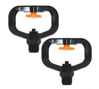 Gicleur Réfracteur Fileté Mâle Irrigation Jardin 2 Gicleur Réfracteur | Distribution uniforme, filetage mâle standard, pour idéal pelouse et fleurs, plastique , lot de 2 pièces