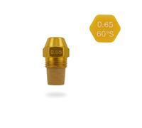 Gicleur Universel Chaudière Fioul - Gicleur OD Type S - 0,65 US gal/h - 60° S - Remplace Gicleur Danfoss, Delavan, Monarch, Steinen - Gicleur Générique - Laiton - Haute Qualité