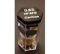 Gicleurs DANFOSS a fioul SFD, 0.65 gal/h, 2.51 kg/h, 45 ° 030F4014 0.65GAL 45SF