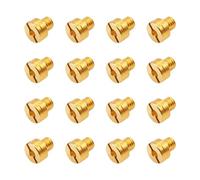 Gicleurs de carburateur M6, lot de 15 gicleurs principaux de carburateur, pour 12 mm - 17,5 mm pour scooter moto, 60, 65, 70, 75, 80, 85, 90, 95, 100, 105, 110, 115, 120, 125, 130