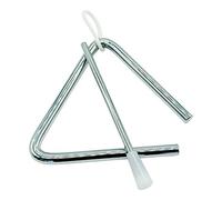 GICO 3869 Triangle en métal pour enfant avec maillet 10 x 10 cm