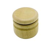 GICO 7000 Coffret Boîte de Rangement en Bois de Hêtre Neutre Ø 34 mm avec Bouchon à Vis à Décorer Soi-même, Boîte en Bois Naturel