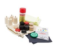GICO Assortement d'accessoires Carrom pour Toutes Les Planches Standard: pions Carrom, 85g Poudre, kit d'entretien, Pieds - 2116