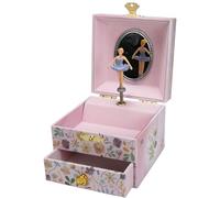 GICO Boîte à bijoux Ballerine avec tiroir pour filles, boîte à musique pour enfants avec musique, figurine tournante et miroir, cadeau d'anniversaire pour filles - 92071