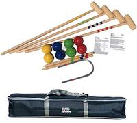 GICO KroBoc: Combination de Jeu de Croquet et Jeu de pétanque en Bois - Jeu de qualité- 3108