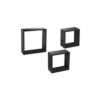 GICOS IMPORT EXPORT SRL 789144 Étagère noire 24/27/30 cm