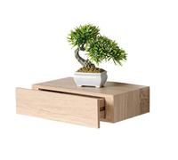 GICOS IMPORT EXPORT SRL Étagère tiroir Suspendue Murale étagère en Bois MDF chêne 40 x 24 x 10 cm, 40 x 24 x 10 cm