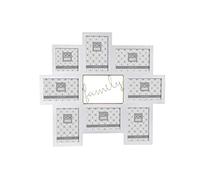 GICOS IMPORT EXPORT SRL IMB-824128 Cadre photo en bois blanc 46 x 46 x 1,5 cm