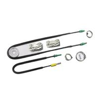 GICOXD Régulateur Fenêtre Pour Ford Pour Galaxy 1996-2020 KIT CLIPS Réparation Fenêtre Électrique Lève-vitre Avant-gauche
