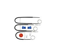 GICOXD Régulateur Fenêtre Pour Vel Pour Satis 2001-2009 Ensemble De Clips Lève-vitre KIT Réparation Côté Avant-gauche