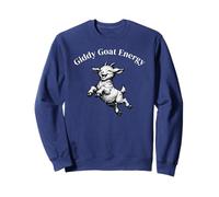 Giddy Goat Energy Vintage Joyful Leaping Goat Sweatshirt