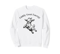 Giddy Goat Energy Vintage Joyful Leaping Goat Sweatshirt