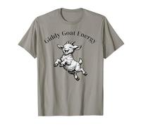Giddy Goat Energy Vintage Joyful Leaping Goat T-Shirt
