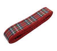 Giddy Square Ruban tartan Royal Stewart - 10 mm x 3 m - Tissé - Réversible - Teint en fil - Design certifié STA - Sans fil