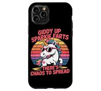 Giddy Up Sparkle Farts Il y a du Chaos à propager Licorne Coque pour iPhone 11 Pro