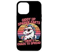 Giddy Up Sparkle Farts Il y a du Chaos à propager Licorne Coque pour iPhone 12 Pro Max
