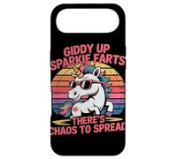 Giddy Up Sparkle Farts Il y a du Chaos à propager Licorne Coque pour iPhone Air