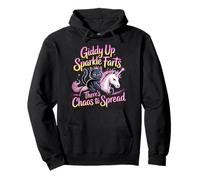 Giddy Up Sparkle Farts There's Chaos to Spread |- Sweat à Capuche
