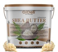 GiDeli Beurre de karité non raffiné dans un seau de 10 kg - Produit brut pour fabricant