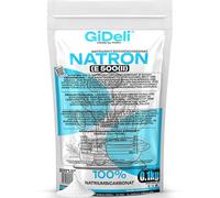 GiDeli Bicarbonate de Soude Qualité Alimentaire 100g - Poudre de bicarbonate de sodium sans additifs - Idéal pour cuisiner, pâtisser, laver et nettoyer - Utilisation polyvalente dans la maison
