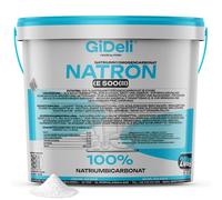 GiDeli Bicarbonate de Soude Qualité Alimentaire 20kg - Poudre de bicarbonate de sodium sans additifs - Idéal pour cuisiner, pâtisser, laver et nettoyer - Utilisation polyvalente dans la maison