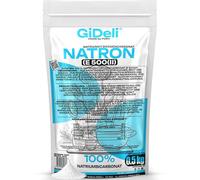 GiDeli Bicarbonate de Soude Qualité Alimentaire 500g - Poudre de bicarbonate de sodium sans additifs - Idéal pour cuisiner, pâtisser, laver et nettoyer - Utilisation polyvalente dans la maison