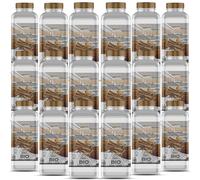 GiDeli Bioéthanol - 18 x 1 l - Parfum cannelle - 96,6 % d'éthanol - Pour intérieur et extérieur - Sans fumée et suie - Fabriqué à partir de maïs et de betteraves sucrières