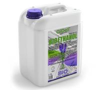 GiDeli Bioéthanol 20 l Parfum lavande 96,6 % éthanol pour cheminée intérieure et extérieure Sans fumée ni suie Fabriqué à partir de maïs et de betteraves sucrières