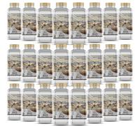 GiDeli Bioéthanol 24 x 1 l Parfum vanille 96,6 % éthanol pour cheminée intérieure et extérieure Sans fumée ni suie Fabriqué à partir de maïs et de betterave sucrière