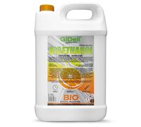 GiDeli Bioéthanol 5 l Parfum orange 96,6 % éthanol pour cheminée intérieure et extérieure Sans fumée ni suie Fabriqué à partir de maïs et de betteraves sucrières