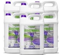 GiDeli Bioéthanol - 6 x 5 l - Parfum lavande - 96,6 % d'éthanol - Pour intérieur et extérieur - Sans fumée et suie - Fabriqué à partir de maïs et de betterave sucrière