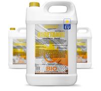 GiDeli Bioéthanol 96,6 % inodore 3 x 5 l pour cheminée de table, cheminée d'intérieur et d'extérieur - Sans fumée et sans suie - En maïs et betteraves à sucre