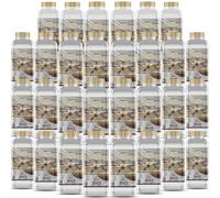 GiDeli Bioéthanol Lot de 30 x 1 l Parfum vanille 96,6 % éthanol pour cheminée intérieure et extérieure Sans fumée ni suie Fabriqué à partir de maïs et de betterave sucrière