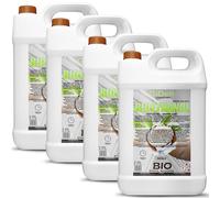 GiDeli Bioéthanol Lot de 4 x 5 l Parfum noix de coco 96,6 % éthanol pour intérieur et extérieur Sans fumée ni suie Fabriqué à partir de maïs et de betteraves sucrières