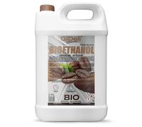 GiDeli Bioéthanol Parfum café 96,6 % éthanol 5 l Pour intérieur et extérieur Sans fumée ni suie À base de maïs et de betterave sucrière