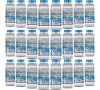 GiDeli Eau déminéralisée 24 x 1 l d'eau distillée pour fer à repasser, piles, refroidisseur, humidificateur, aquarium et laboratoire eau sans calcaire, inodore, claire