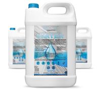 GiDeli Eau déminéralisée 3 x 5 l d'eau distillée pour fer à repasser, piles, refroidisseur, humidificateur, aquarium et laboratoire eau sans calcaire, inodore, claire