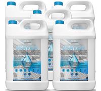 GiDeli Eau déminéralisée 5 x 5 l d'eau distillée pour fer à repasser, piles, refroidisseur, humidificateur, aquarium et laboratoire eau sans calcaire, inodore, claire