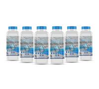 GiDeli Eau déminéralisée 6 x 1 l d'eau distillée pour fer à repasser, piles, refroidisseur, humidificateur, aquarium et laboratoire eau sans calcaire, inodore, claire