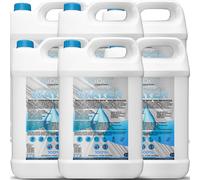 GiDeli Eau déminéralisée 6 x 5 l d'eau distillée pour fer à repasser, piles, refroidisseur, humidificateur, aquarium et laboratoire eau sans calcaire, inodore, claire