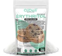 GiDeli Érythritol 1 kg - Édulcorant Zéro Calorie - Keto, Sans Sucre