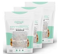 GiDeli Érythritol 15 kg de sucre cristallisé sans calories, substitut alimentaire comme alternative au sucre végétalien et respectueux des dents