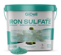 GiDeli FeSO4 Sulfate de fer Heptahydrate Engrais pour hortensias pour le jardin et l'agriculture 20 kg