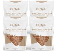 GiDeli Graines de Lin Brun Muesli aux graines de lin 4x 5kg un complément alimentaire naturel et végan. (20kg)